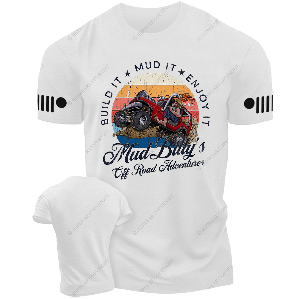 Mud Billy's Off-Road Adventure Distressed Jp T-Shirt