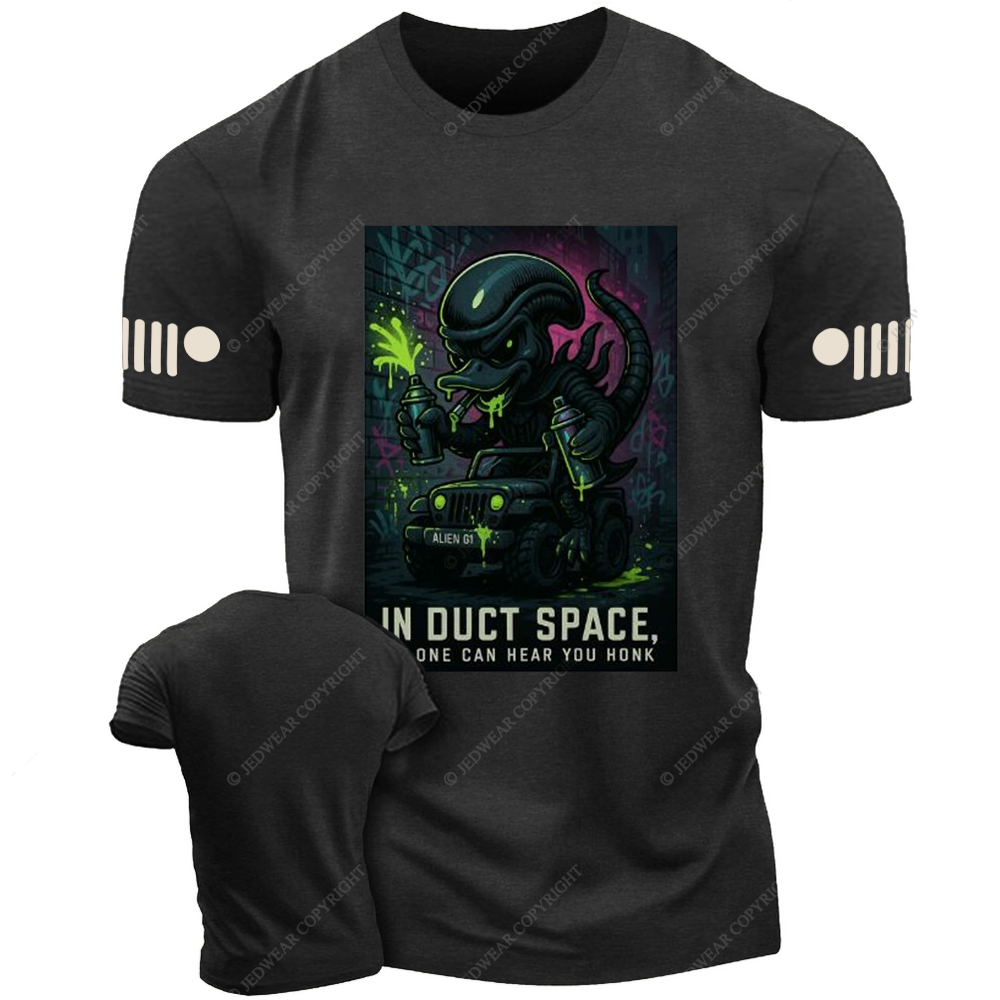 Alien Duck Off-Road In Duct Space Jp T-Shirt