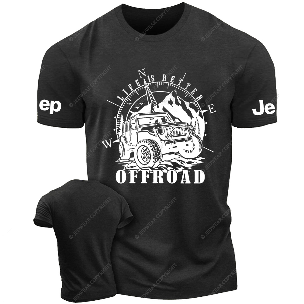 Comfort Colors Life Is Better Off-Road Travel Jp T-Shirt