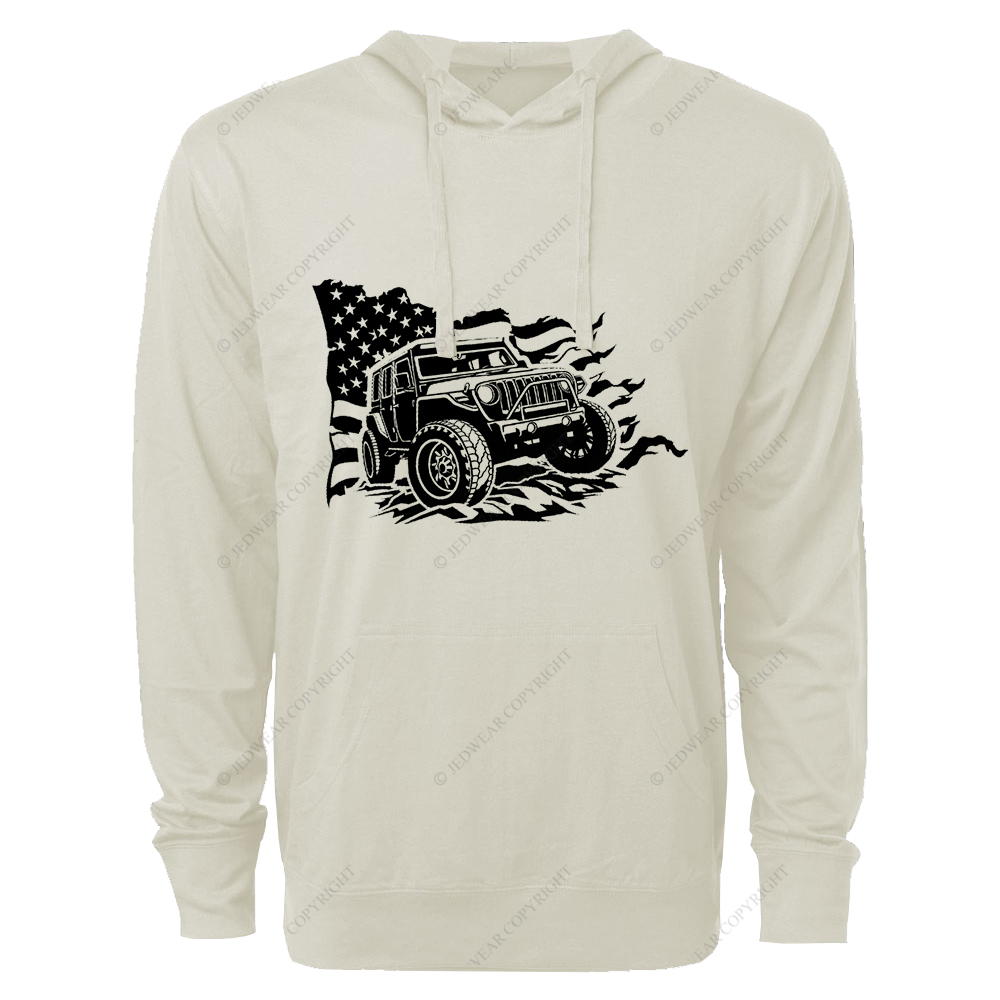 Comfort Colors American Off-Road Jp Oversized Lightweight Hoodie