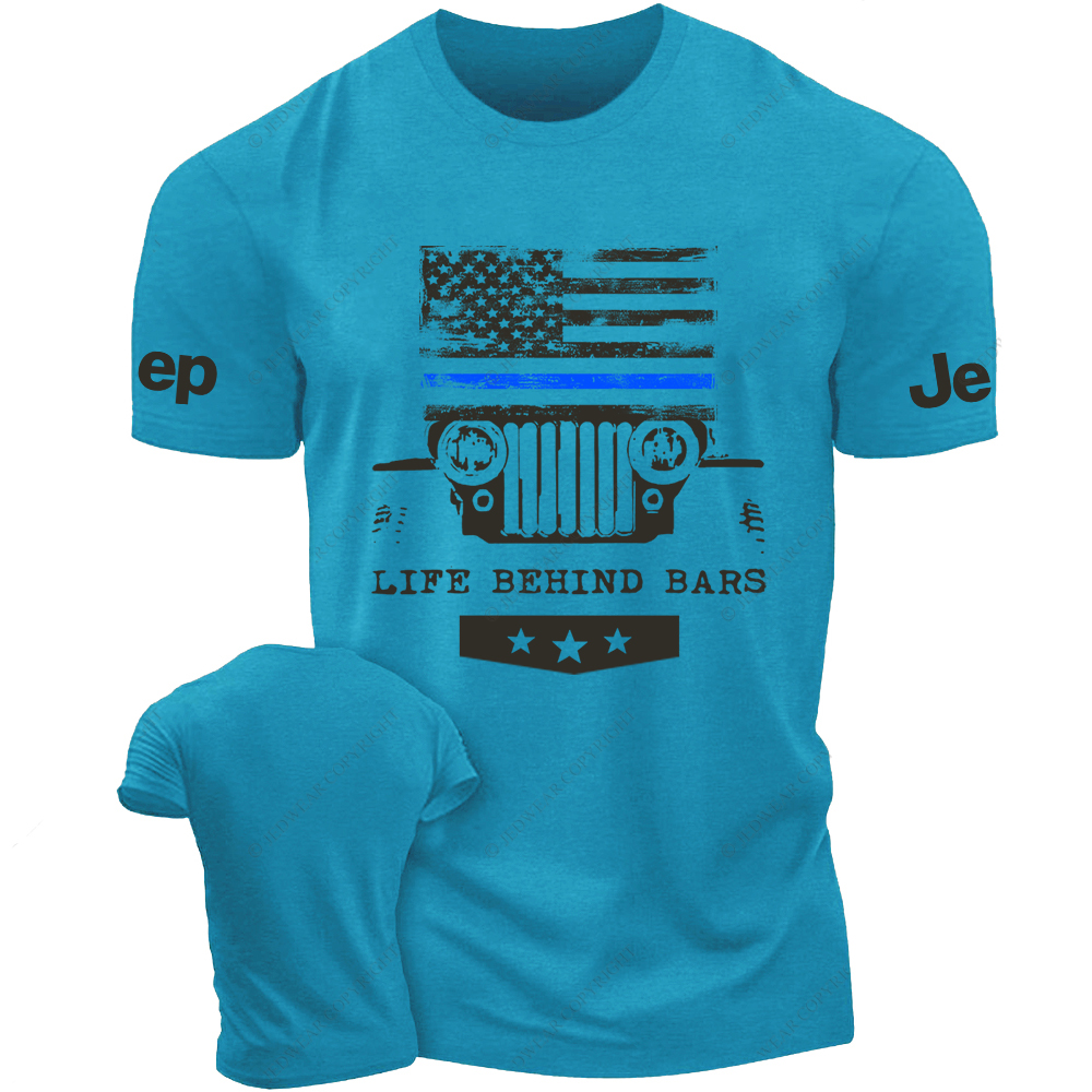 American Flag Life Behind Bars Jp T-Shirt