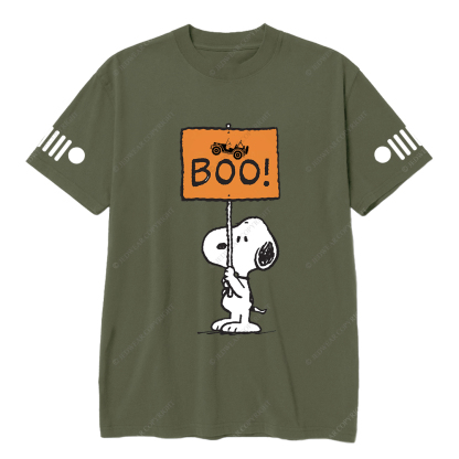 Step Into The Whimsical World Of Halloween Boo Jp T-Shirt