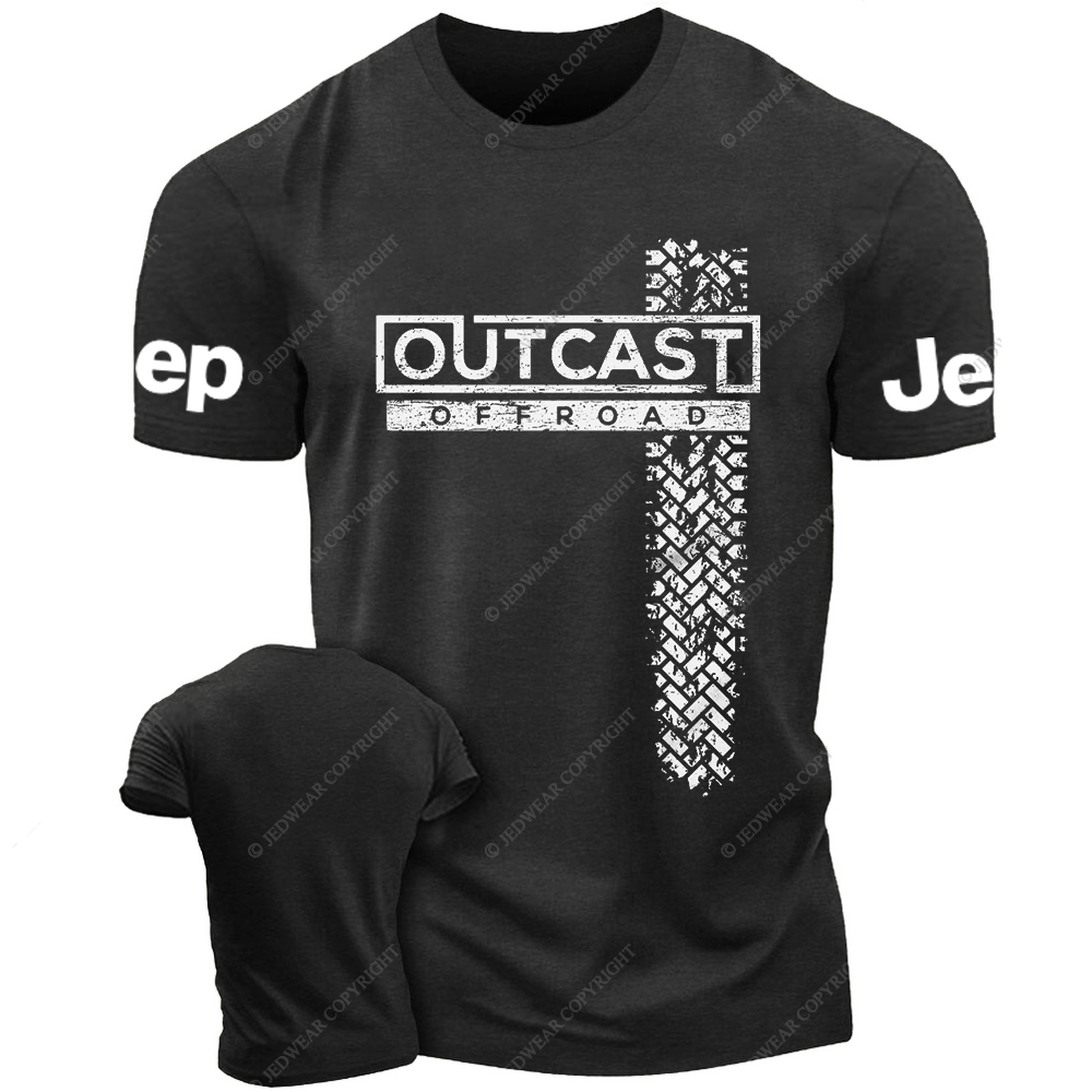 Outcast Off-Road Wheel Tracks Jp T-Shirt