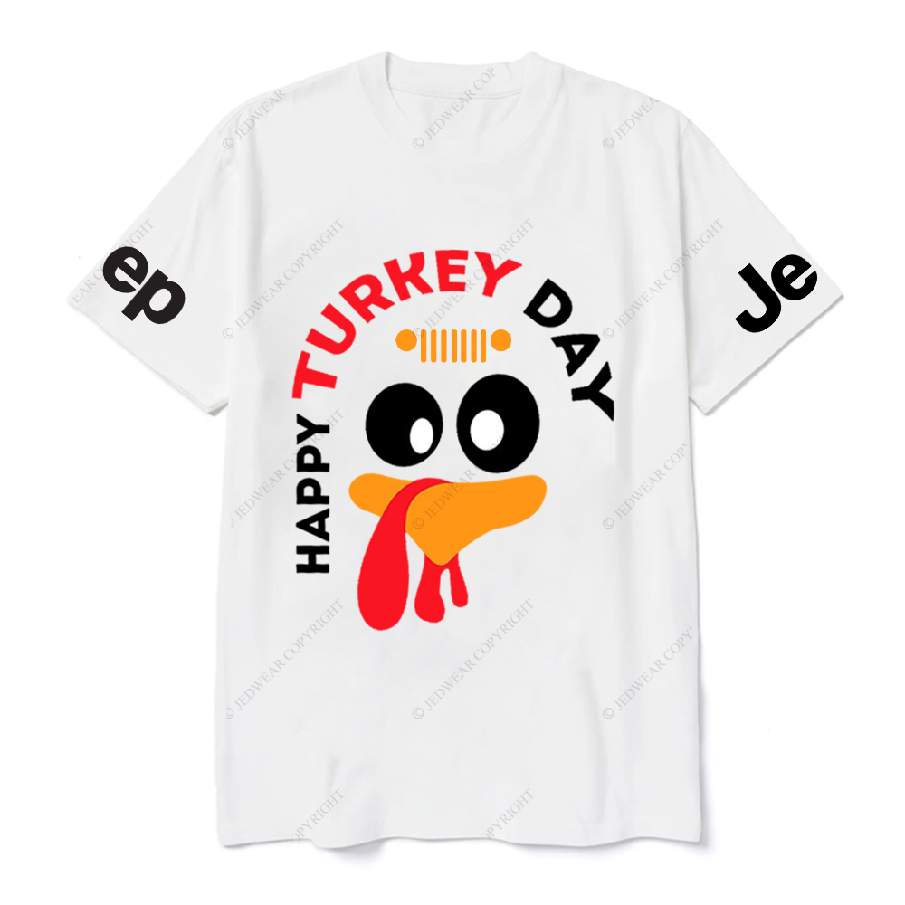 Happy Turkey Day Funny Thanksgiving Day Jp T-Shirt