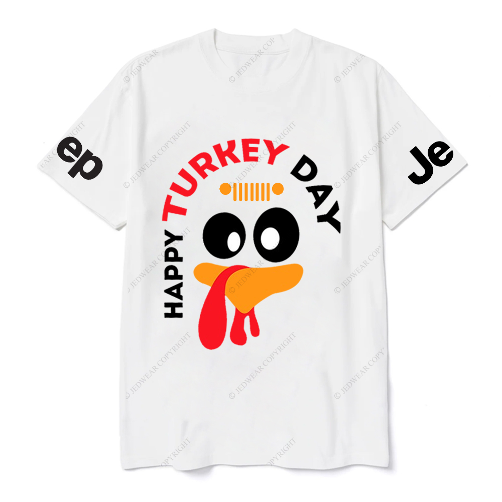 Happy Turkey Day Funny Thanksgiving Day Jp T-Shirt