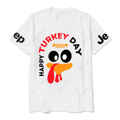 Happy Turkey Day Funny Thanksgiving Day Jp T-Shirt