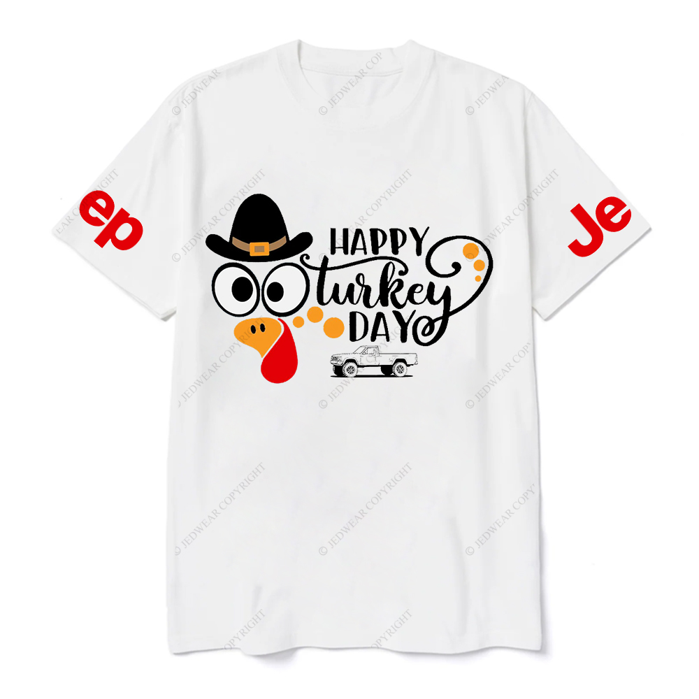 Happy Turkey Day Gobble Thanksgiving Day Jp T-Shirt