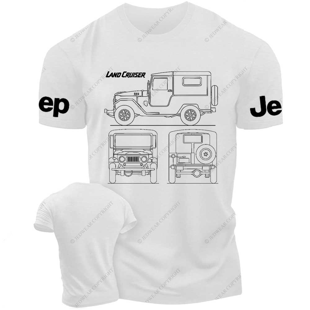  Land Cruiser Blueprint Classic Jp T-Shirt
