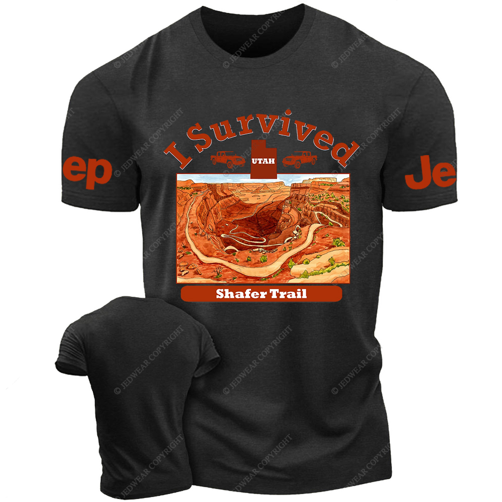 I Survived Shafer Trail Canyonlands National Park Classic Jp T-Shirt
