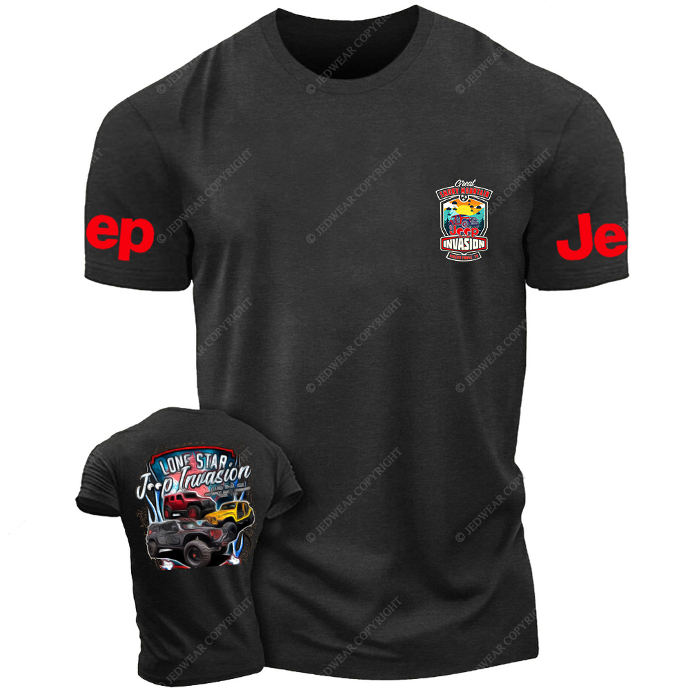 Great Smoky Mountain Lone Star Car Invasion Jp T-Shirt