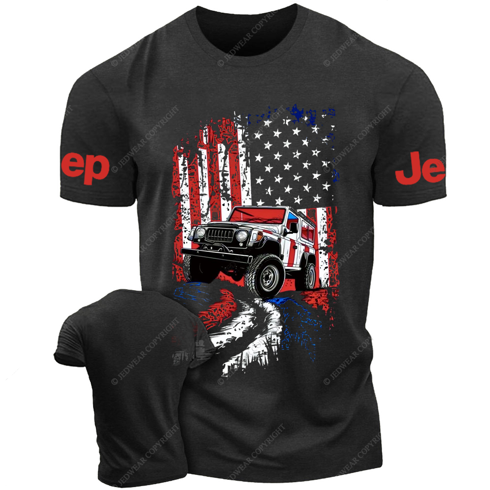 Wrangler JK American Flag Jp T-Shirt
