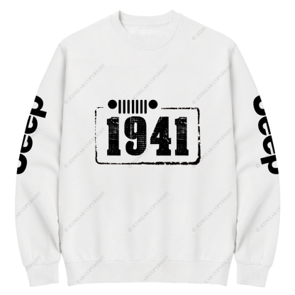 Created Times Since 1941 Jp Crew Neck Sweatshirt