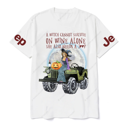 Survive Wine Witch Vibes Halloween Jp T-Shirt