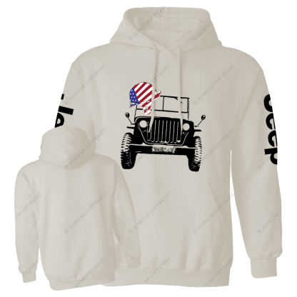 America Flag 4th Of July Soldier Helmet Jp Casual Hoodie