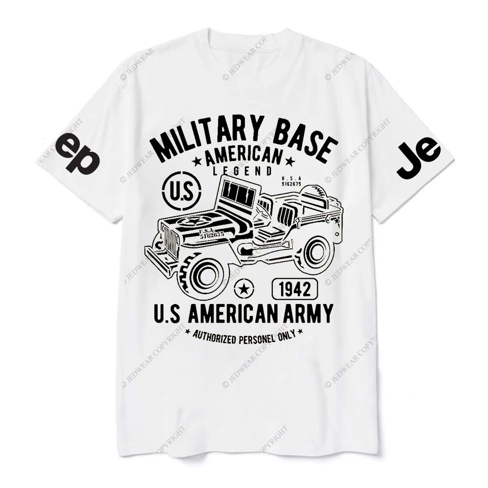 Military Base American Legend And U.S American Army Authorized Personel Only Jp T-Shirt