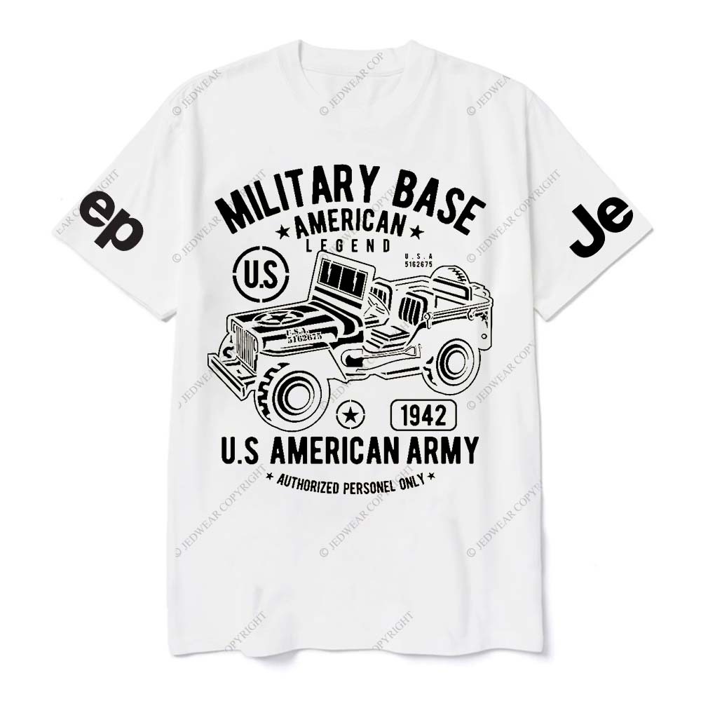 Military Base American Legend And U.S American Army Authorized Personel Only Jp T-Shirt