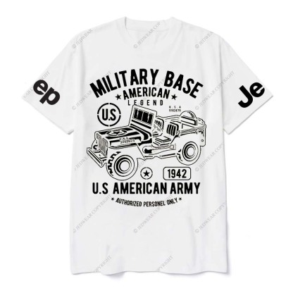 Military Base American Legend And U.S American Army Authorized Personel Only Jp T-Shirt