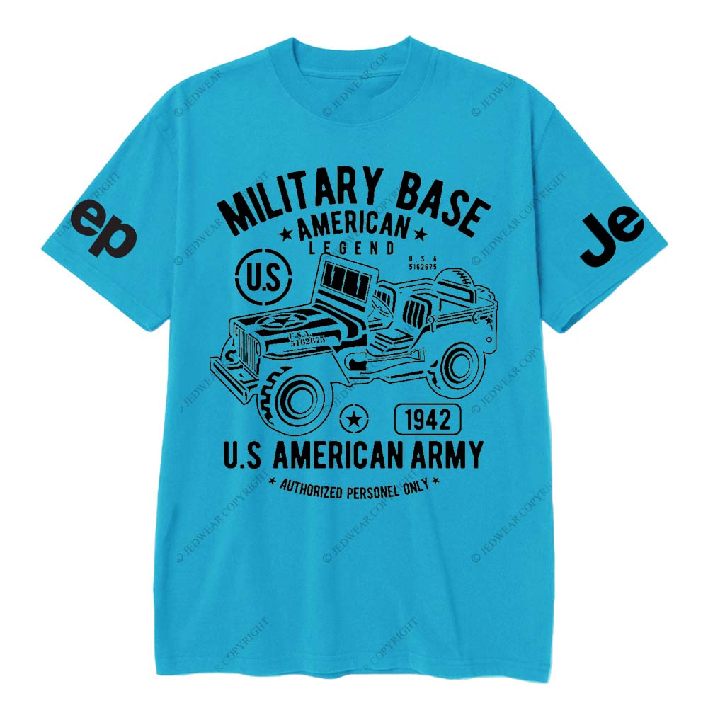 Military Base American Legend And U.S American Army Authorized Personel Only Jp T-Shirt