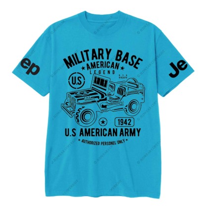 Military Base American Legend And U.S American Army Authorized Personel Only Jp T-Shirt