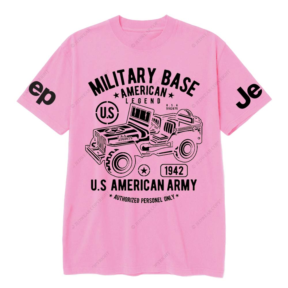 Military Base American Legend And U.S American Army Authorized Personel Only Jp T-Shirt