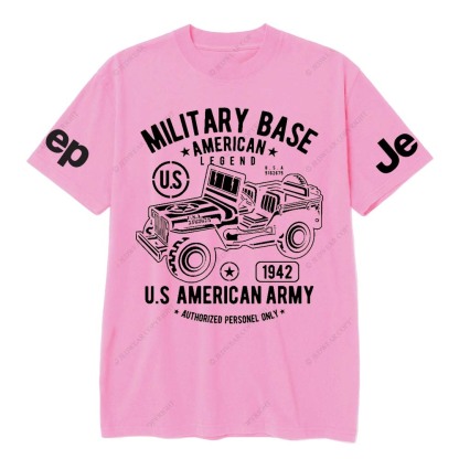 Military Base American Legend And U.S American Army Authorized Personel Only Jp T-Shirt