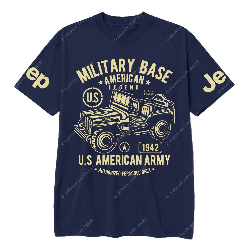Military Base American Legend And U.S American Army Authorized Personel Only Jp T-Shirt