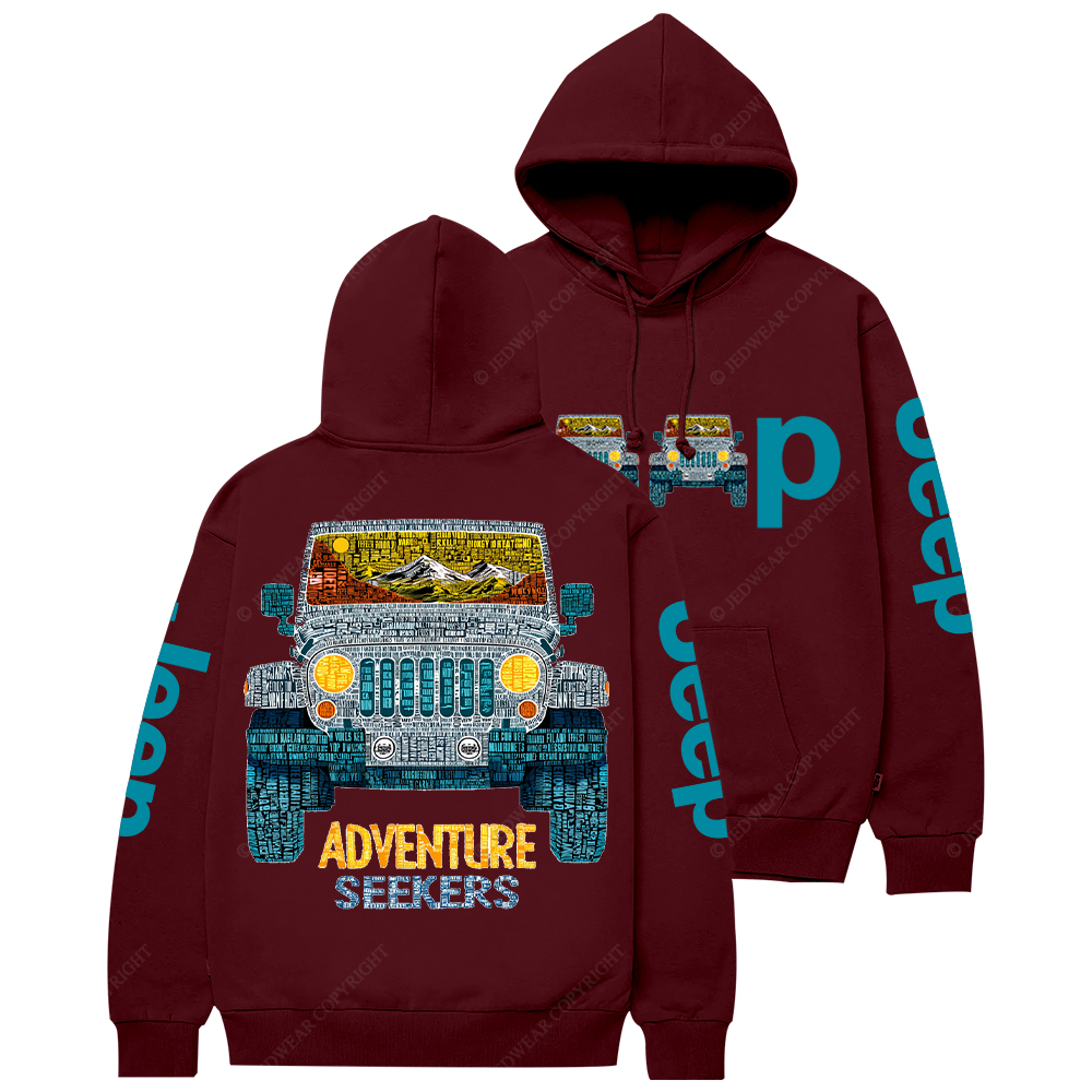 Adventure Seekers Jp Casual Hoodie