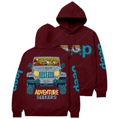 Adventure Seekers Jp Casual Hoodie