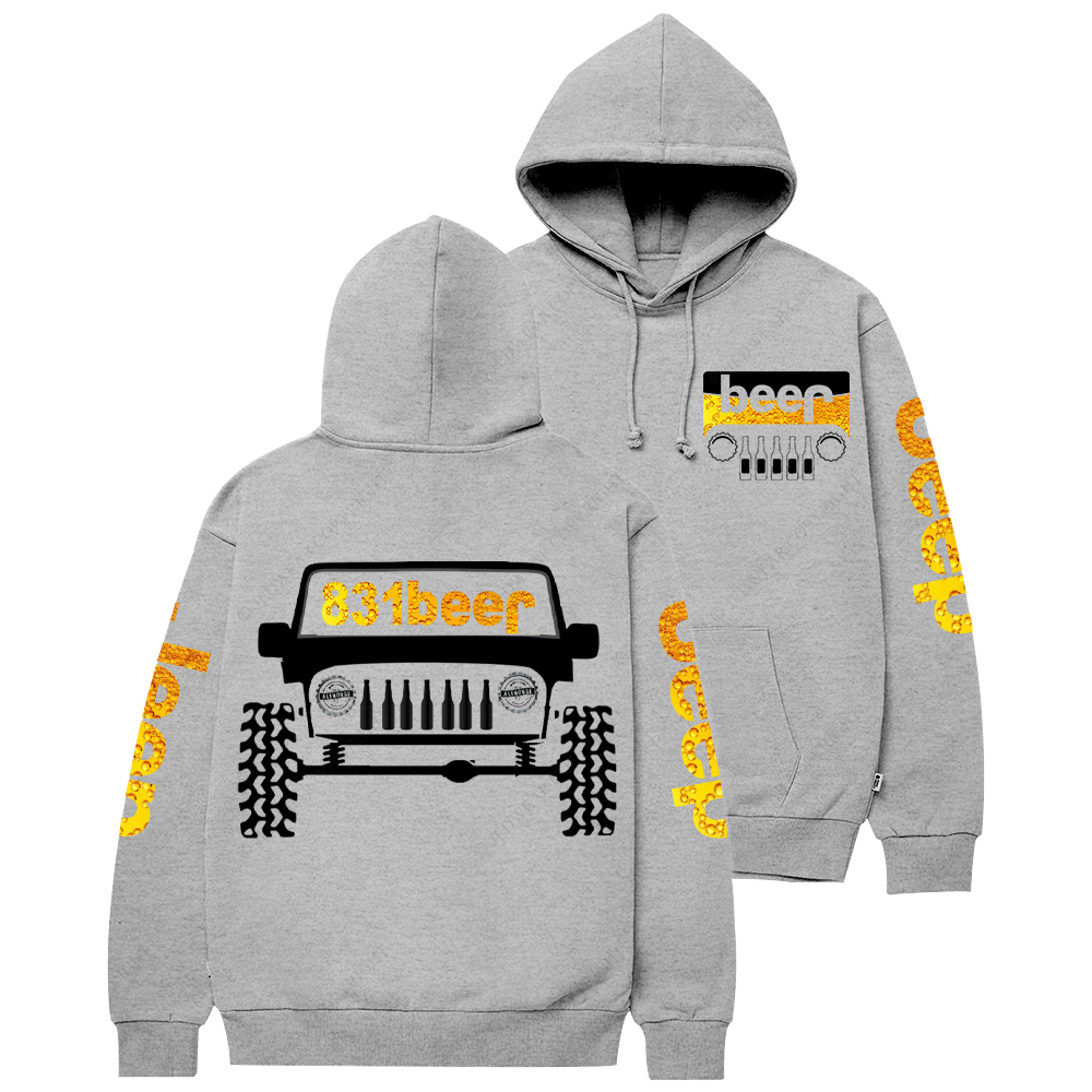 Funny Retro Beer 831 Jp Casual Hoodie