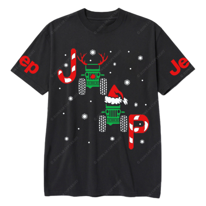 Merry Christmas Snowflakes Antlers Jp T-Shirt