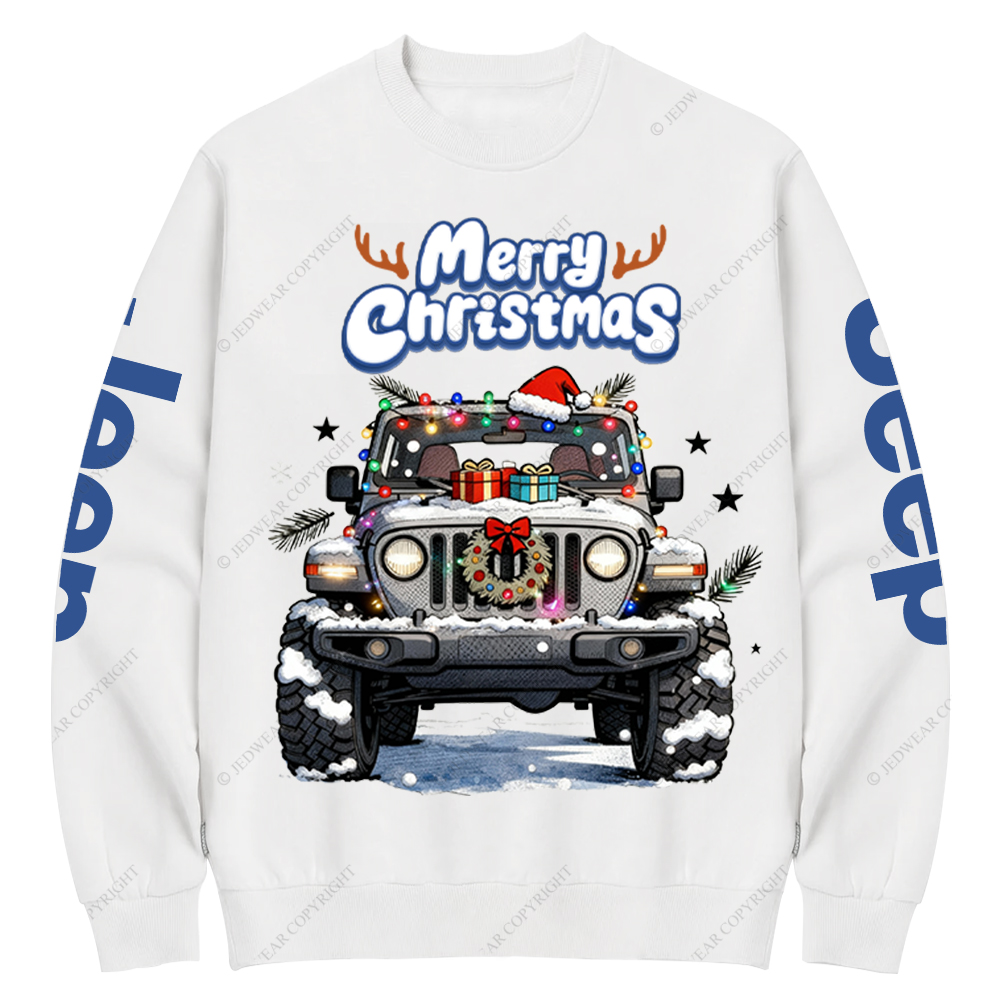 Merry Christmas Jp Crew Neck Sweatshirt