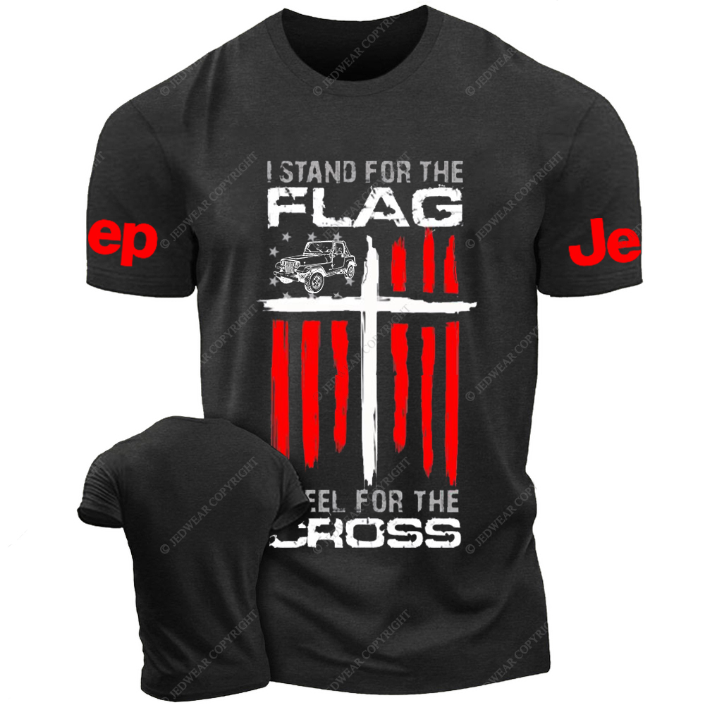 I Stand For The Flag Kneel For The Cross Jp T-Shirt