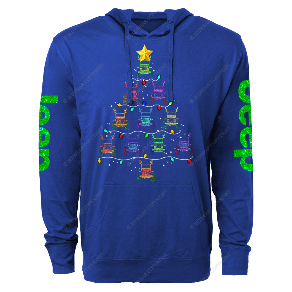Merry Christmas Colorful Light Jp Oversized Lightweight Hoodie   