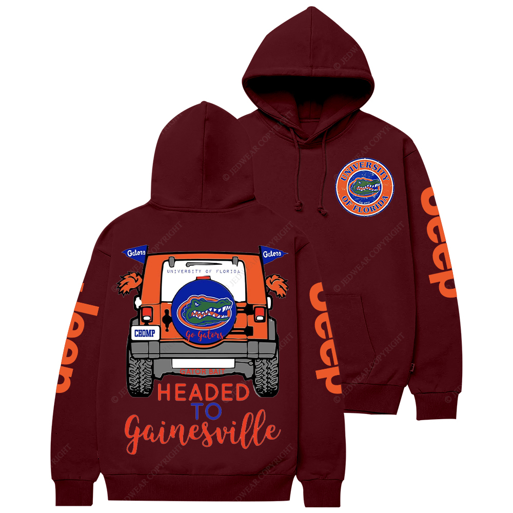 Headed To Gainesville Go Gators Football Jp Casual Hoodie