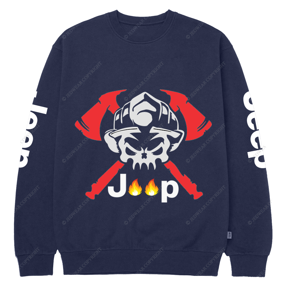 JP Firefighter Fire Extinguishing Tools Jp Crew Neck Sweatshirt