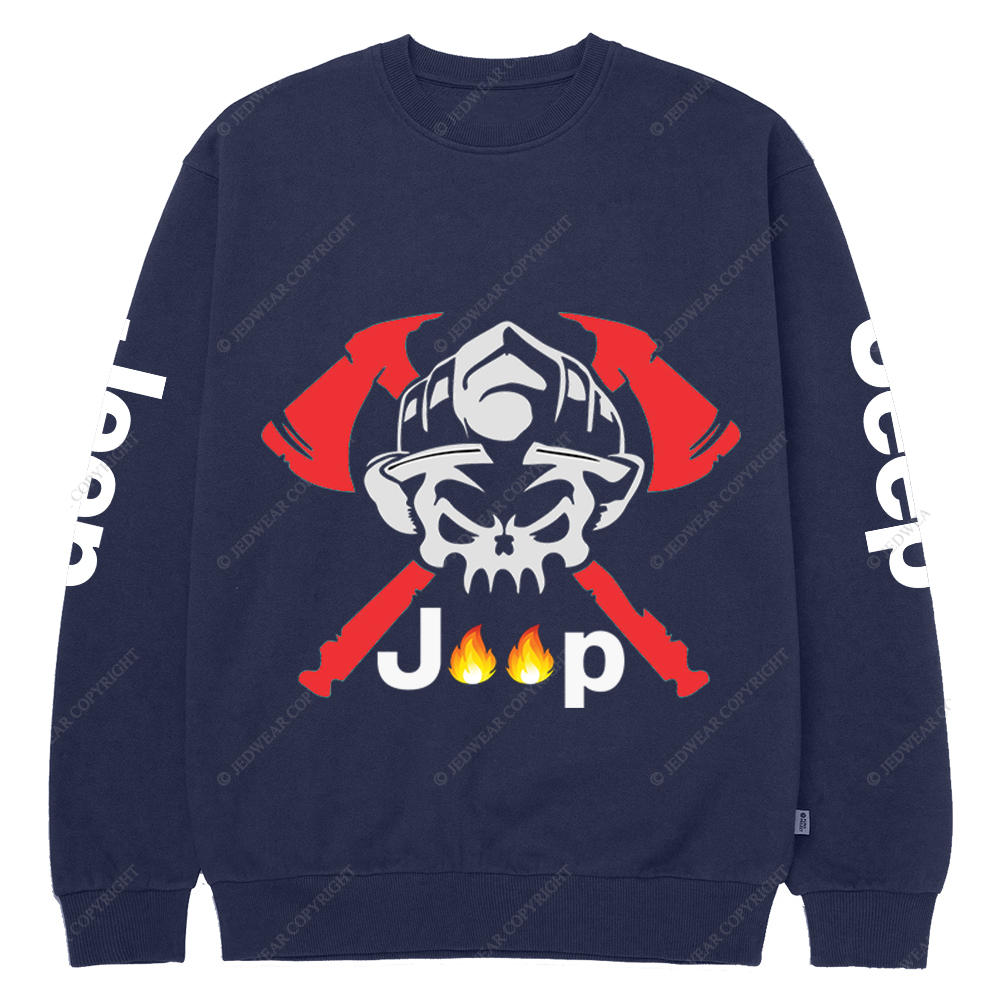 JP Firefighter Fire Extinguishing Tools Jp Crew Neck Sweatshirt