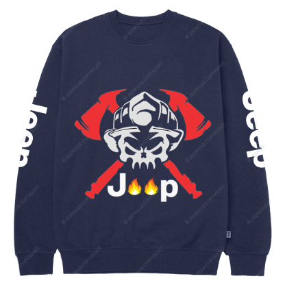 JP Firefighter Fire Extinguishing Tools Jp Crew Neck Sweatshirt