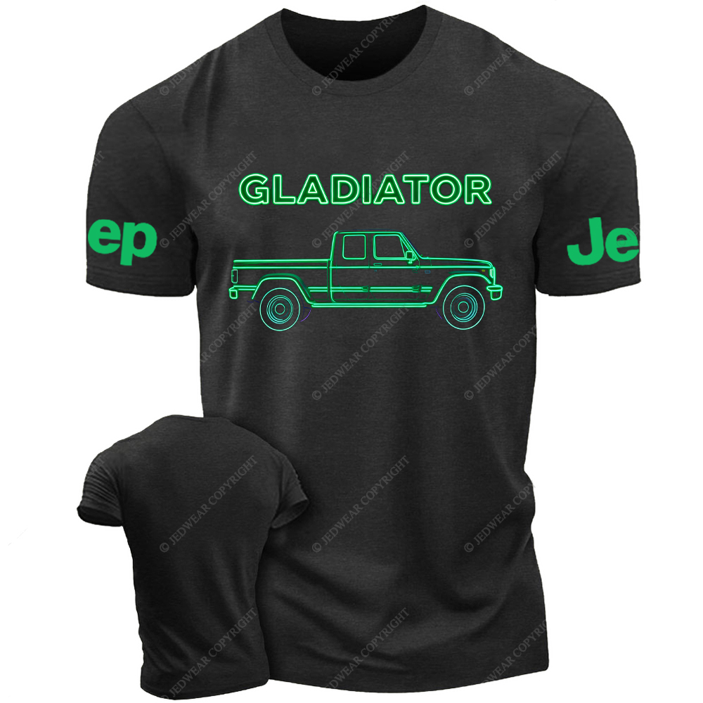 Colorful Neon Lines Gladiator Jp T-Shirt