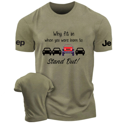 Red Wrangler Why Fit In When You Were Born To Stand Out Jp T-Shirt
