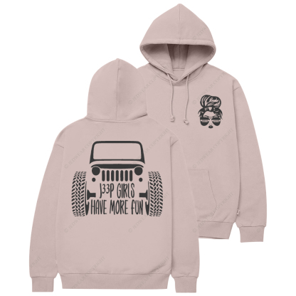 Girls Have More Fun Jp Casual Hoodie