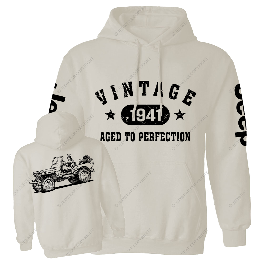 Vintage Aged To Perfection 1941 Jp Casual Hoodie