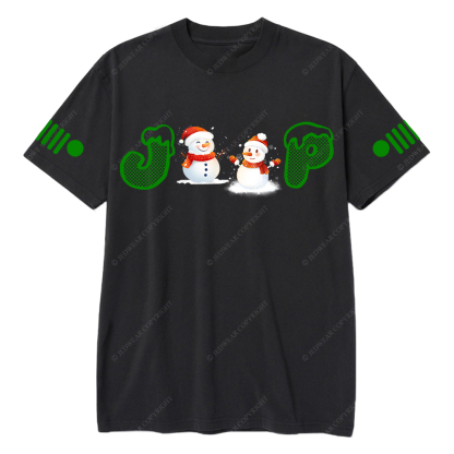 Merry Christmas Snowman Jp T-Shirt