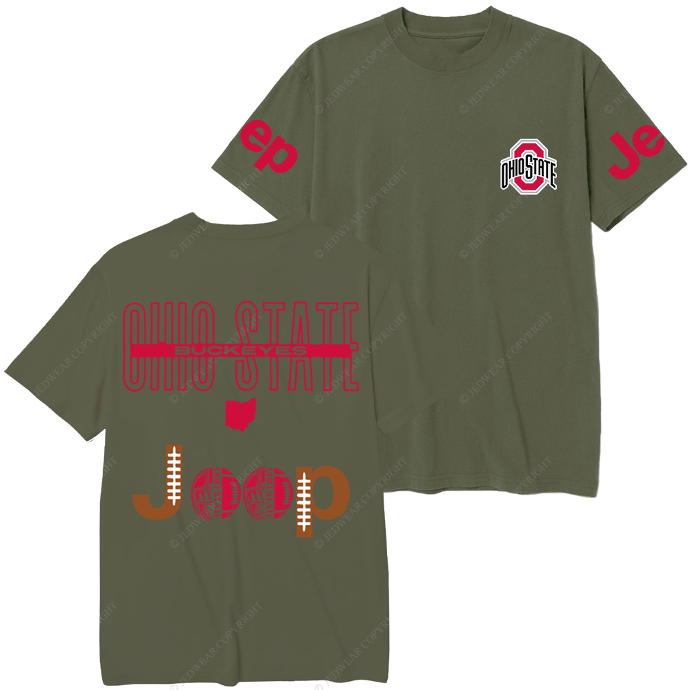Buckeyes The Ohio State University Football Jp T-Shirt