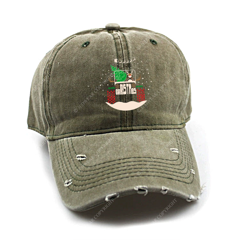 Reindeer Off Road Car Christmas Jp Baseball Cap