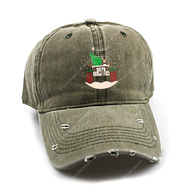 Reindeer Off Road Car Christmas Jp Baseball Cap