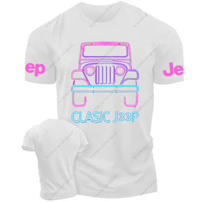 Colorful Neon Lines Off-Road Clasic Jp T-Shirt