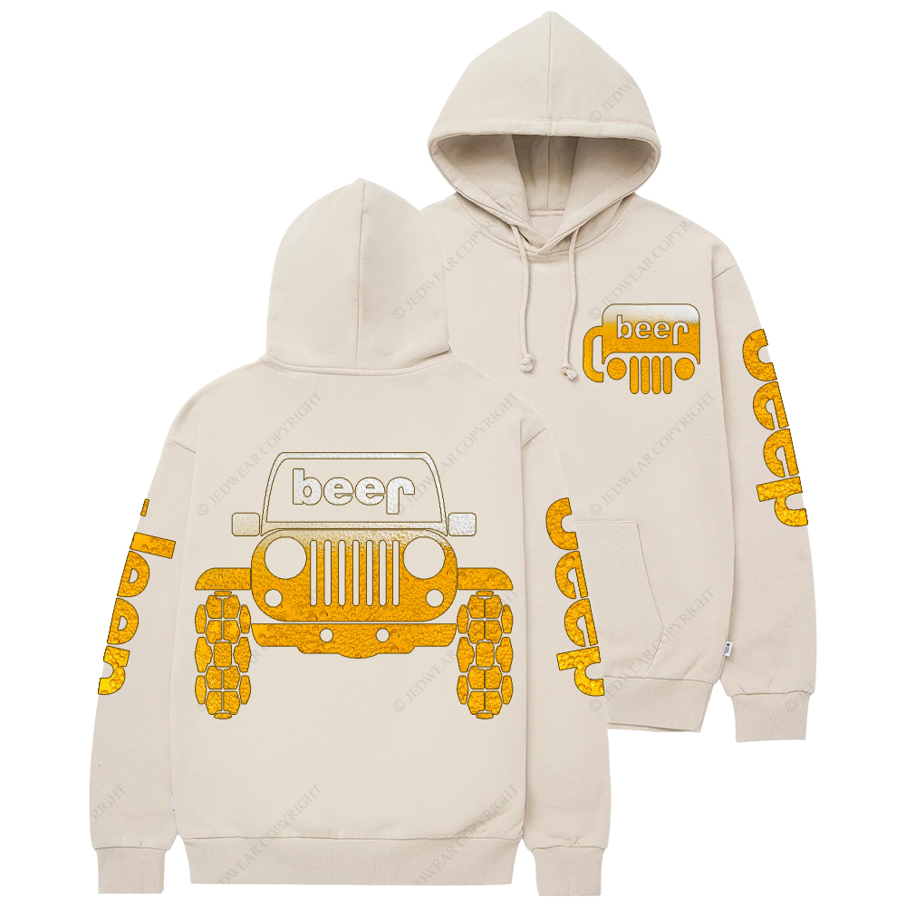 Funny Retro Beer Jp Casual Hoodie