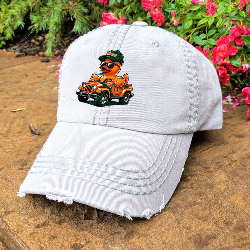 University of Miami Duck Jp Baseball Cap