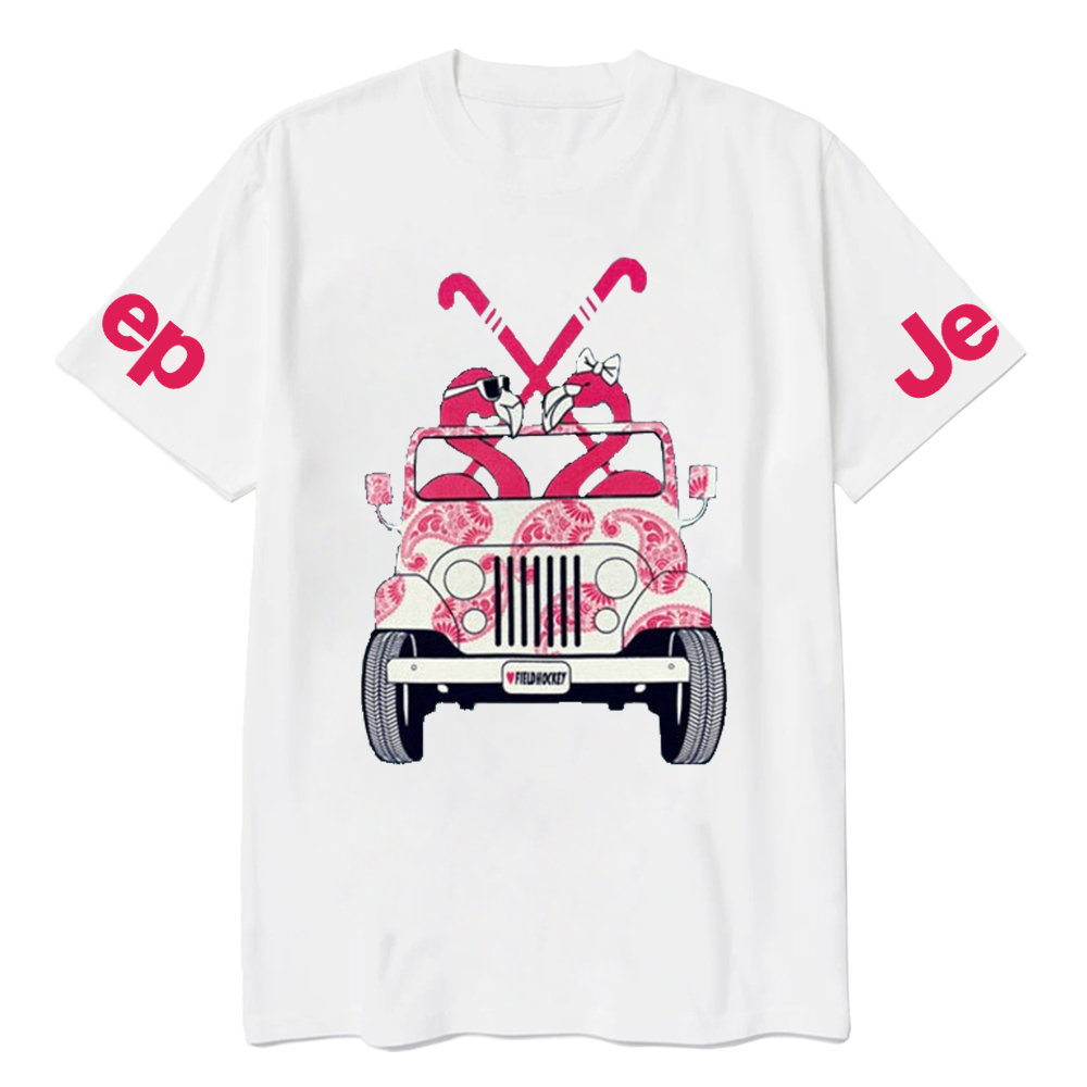 Lacrosse Car Flamingo Jp T-Shirt