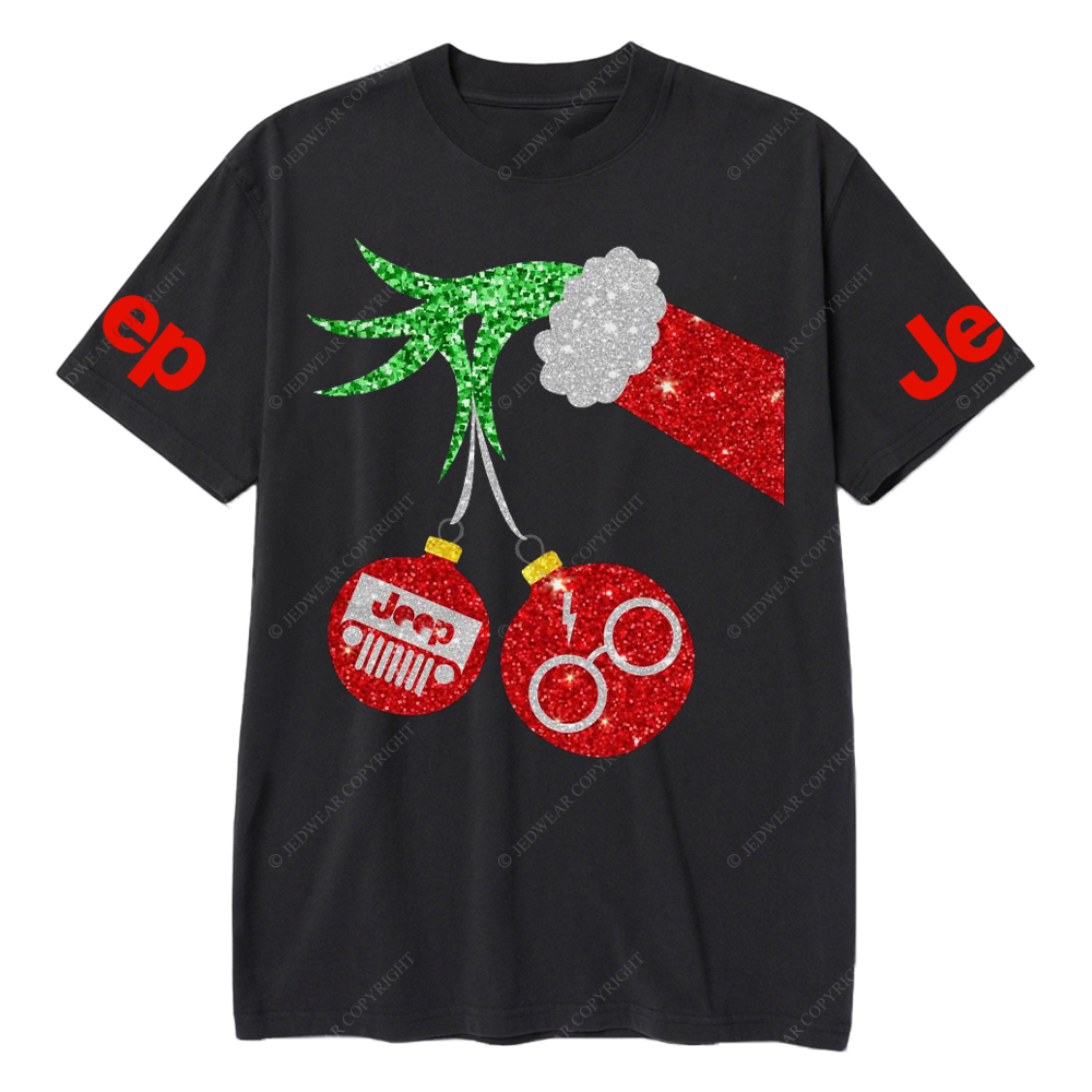 Hand Holding And Bling Merry Christmas Jp T-Shirt